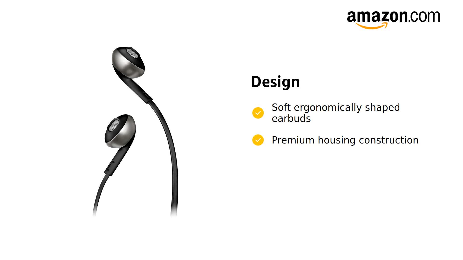 Amazon.com: JBL TUNE 205BT - 入耳式無線藍牙耳機- 黑色: 電子